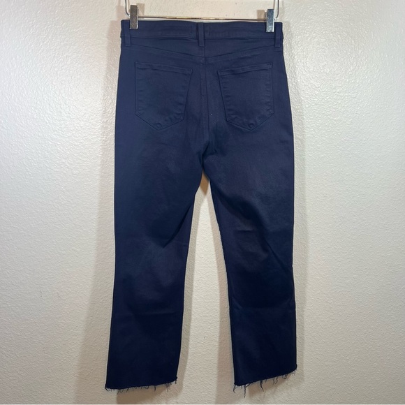 L’AGENCE Kendra coated cropped flare jean midnight coated - Picture 6 of 10